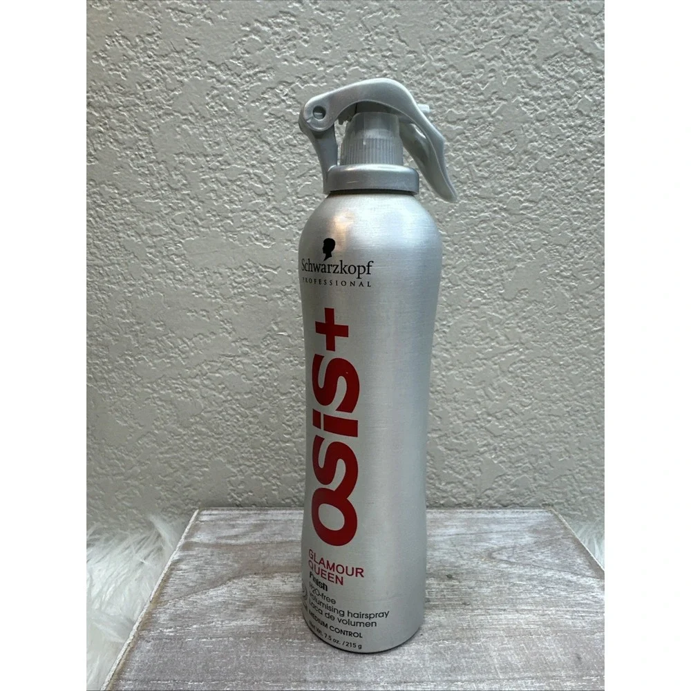 $34 🌙 Schwarzkopf Osis Glamour Queen Finish 2 H20 Free Volumizing spray NEW